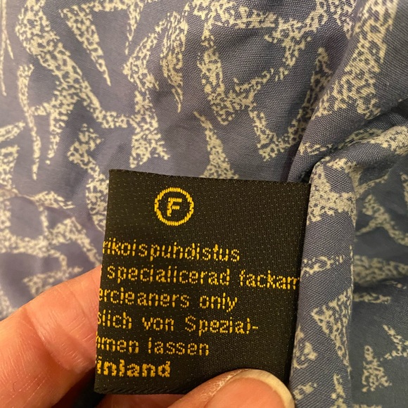 Friitala Womens Blue Suede Cardigan w Blue Leather Trim / Size 10 - Picture 14 of 16